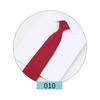 Shengzhou fabricantes de corbatas traje formal profesional para hombre corbata con cremallera color sólido novio padrino corbata hombres