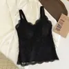 Camisola Fina para Mulheres, Roupa para Usar por Cima com Bojos, Suporte Lateral nos Seios, Estilo Puro Desejo, Corte Justo, Tamanho Grande, Renda