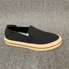 Zapatillas casuales para hombre de tela transpirable, sin cordones, para primavera y otoño, zapatos planos antideslizantes para hombre para ir al trabajo