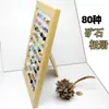 80 Tipos de Muestras Minerales de Piedra Cruda Natural en una Caja con Marco, Adornos de Piedra de Cristal Mineral para la Exploración Geológica y el Aprendizaje de Niños