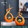 Adornos modernos de cerámica de lujo ligero para sala de estar, recibidor, mueble de TV, escritorio de oficina creativo, mueble de vino, decoraciones para inauguración de casa