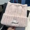 Bonito Gorro de Punto con Orejas de Gato para Mujer, Nuevo Estilo Otoño/Invierno 2026, Engrosado para Calor, Hace que la Cara se Vea Más Pequeña, Circunferencia de Cabeza Grande
