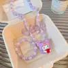 Conjunto de Joias Colar Luminoso Infantil Desenho Animado Acessórios de Menininha Colorido Brinco de Clipe Anel Pulseira de Pequena Princesa