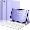 Adecuado para Samsung A9Plus Teclado Bluetooth con Retroiluminación Táctil Funda Protectora para Tableta X210 Ranura para Lápiz Estuche de Cuero