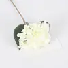 Nova Flor Artificial de Hortênsia de Galho Único DIY com Folhas para Decoração de Casa, Hotel, Casamento e Interior Venda por Atacado