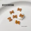 Celebridad de Internet Dibujos Animados Accesorios para Uñas Puntos Lazo Mini Brillantes Tridimensionales Coloridos Resina Decoración de Pedrería para Uñas Venta al por Mayor
