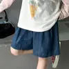 Camiseta de Proteção Solar de Verão para Meninas Manga Longa 2026 Novo Estilo Infantil Estilo Coreano Soltinha Listrada Camiseta Básica Top para Crianças de Meio e Grande Porte