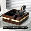 Bincoo base de base de polvo de tela de madera maciza traje soporte de mango para el hogar 51/58 mm universal caja para posos de café
