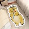 Alfombra de cachemira de dibujos animados linda resistente a las manchas y fácil de cuidar manta de noche sala de estar antideslizante absorbente manta aislante suministro directo de fábrica