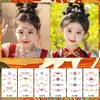 Día del Niño Decorativo Brillo Impermeable Larga Duración Tatuaje Antiguo para Cejas Pegatina Nuevo Estilo Dunhuang Niña Linda