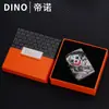 Serie Di Nuo de Seis Caras Impresa a Color Múltiples Patrones Exquisito Rueda de Amolado Retro Encendedor a Prueba de Viento de Queroseno Regalo Dropshipping