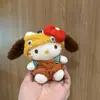 Auténtico Peluche de Dibujos Animados Sanrio Hello Kitty Bolsa Decoración Colgante Llavero Colgante
