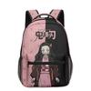 Mochila Escolar con Diseño de Anime, Mochila de Viaje, Lonchera, Estuche para Lápices, Set de Tres Piezas para Estudiantes de Primaria y Secundaria, con Estampado