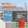 Microinversor Inteligente Wifi Tuya de 1400W 110V/220V para Conexión a Red