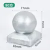 Tampão de Guarda-corpo Cabeça de Pilar de Arte em Ferro Poste Bola Redonda Tampa Decorativa Acessórios de Arte em Ferro Tampa para Tubo Quadrado Galvanizado 8