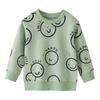 Suéter para niño de algodón rizo tejido de manga larga con caricatura, ropa nueva de otoño para niño, estilo europeo y americano, marca, ropa infantil