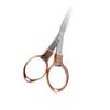 Tesoura pequena dobrável de aço inoxidável, multifuncional, elástica, 8 tesouras, pesca ao ar livre, tesouras de linha para crianças, tesouras de linha de pesca