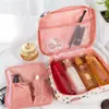 Bolsa de Cosméticos de Viaje Conveniente, Neceser Portátil de Gran Capacidad, Bolsa de Almacenamiento Impermeable, Bolsa de Almacenamiento Neceser con Separación Húmeda y Seca