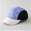 Nueva Gorra de Béisbol de Malla de Secado Rápido de Cinco Piezas para Hombres y Mujeres con Costuras Transpirables de Color Contrastante Gorra Casual Versátil