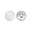 Botones cubiertos de tela cosidos a mano con base de aluminio satinado de seda para abrigos de lana, gabardinas y trajes, botones versátiles cosidos a mano