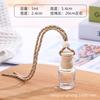 Pingente de frasco de perfume montado no carro, frasco de fragrância, mini frasco de aromaterapia de vidro, garrafa vazia decorativa para carro, processamento por atacado