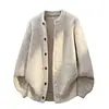 Nueva chaqueta cárdigan de punto para hombre talla grande, top de primavera y otoño, estilo coreano, moda masculina moderna, adecuada para ventas transfronterizas