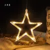 Luces de Hada Decoraciones Navideñas Luces Colgantes Decoraciones para Ventanas Habitación Fiesta Luces de Ventosa Adornos Colgantes de Ambiente Decoraciones de Iluminación