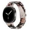 Adecuado para relojes Samsung Watch8/9, Correa de reloj inteligente clásica de acero inoxidable y resina de una sola cuenta para Watch8