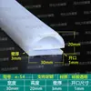 Tira de vedação tipo E simples e dupla de silicone, porta de armário de cozimento a vapor para forno, tira de silicone tipo E resistente a altas temperaturas, vedação de porta de equipamento de alimentos