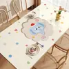 Mantel de Mesa de PVC Impermeable a Prueba de Aceite Resistente al Calor Lavable para Uso Doméstico Rectangular Aislante Térmico Cortable Mantel para Mesa de Café Mantel