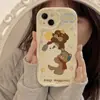 Funda para Teléfono Móvil Tulipán de Montaña Nevada Adecuada para Iphone16Pro 15 Nuevo Modelo para Mujer Apple 14Promax/13 Patrón Crema