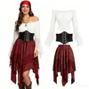 2026 Amazon Falda Grande Halloween Estilo Renacentista Asimétrico Puntiagudo Vestido de Hada