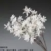 Ventas Directas de Fabricantes de Comercio Exterior: Flores Artificiales Blancas, Flores Falsas Estilo Bosque, Materiales Florales para Bodas, Flores para Decoración de Salón de Bodas