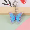 Acessórios Coloridos para Chaveiro, Capas para Fones de Ouvido, Presentes de Borboleta para Mochilas de Meninas, Pingentes de Acrílico, Chaveiros para Festivais