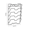 Estante de Pared para Guardar Tapas de Ollas, Portatapas de Ollas de Múltiples Niveles con Drenaje, Estante para Guardar Tablas de Cortar, Soporte para Ollas, No Requiere Taladrar