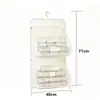 Bolsa colgante para almacenamiento de ropa interior, organizador de pared para armario, separador para calcetines y pantis, perfecto para dormitorios y almacenamiento junto a la cama