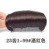 Peine de Raíz para Peluca de 29 y 23 Dientes para Aumentar el Volumen del Cabello, Peine para Cabello para Dar Altura a la Coronilla, Pieza de Peluca para Reemplazo del Cabello, Esponja para Cabello Suelto