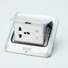 Enchufe de tierra emergente con amortiguación de enchufe de tierra transfronterizo de aluminio de fábrica Enchufe de tierra para computadora de red americana estándar europeo estándar francés