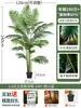 Palmera Areca Artificial Grande de Lujo de Gama Alta, Planta Verde, Árbol Falso, Planta de Bambú Cola de Fénix para Decoración de Paisajismo Tropical de Interiores