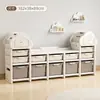 Prateleira de Armazenamento de Brinquedos Yinghe Prateleira de Armazenamento de Grande Capacidade Armário de Armazenamento Doméstico para Bebês Multicamadas Armário Artefato de Classificação para Bebês