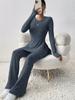 Comércio Exterior Amazon Europeu e Americano Transfronteiriço Aliexpress Roupas Femininas Novo Cor Sólida Casual Slim Casa Roupa Exterior Terno