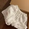 Camisola de Encaje Fresca y Dulce Estilo Japonés para Mujer, Verano 2026 Nuevo Estilo Sencillo Conjunto Casual Blanco Moderno