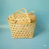 Cesta tejida de bambú hecha a mano Cesta para Zongzi Cesta para batatas Cesta de embalaje para huevos locales Cesta para recolectar lichis, nísperos, ciruelas Otra