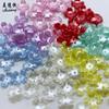 Luz Pérola Flor Pequena de Quatro Pétalas Furo Reto DIY Caseiro Grampo de Cabelo Antigo Material com Contas Acessórios de Decoração de Garrafa