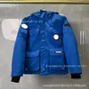 Comercio Exterior Transfronterizo Chaqueta de Plumas Serie Expedición 08 Canada Goose Tallas Mediana y Grande para Hombres, Mujeres y Niños, Abrigo Cálido de Invierno con Cuello de Piel