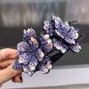 Pinza para el pelo grande de doble capa elegante estilo coreano con diamantes flash Pinza para el pelo Pinza para el pelo Pinza para el pelo Pinza para el pelo Pinza para el pelo Regalo para madre Pinza para el pelo Accesorios para el pelo para mujer