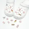 Zuecos Lindos y de Moda Estilo Ins Accesorios DIY Hebillas de Zapato Desmontables Flor de Zapato de Ballet Dibujos Animados 3D Accesorios