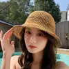 Chapéu de Palha com Cadarço de Verão para Mulheres, Chapéu Versátil com Proteção Solar para Férias na Praia, Perfeito para Fotos