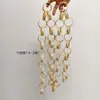 Cadena de Bambú Decorativa Hecha a Mano para DIY Cortina de Puerta Decorativa para Jardín de Infancia Cortina de Cuentas Manualidades de Bambú