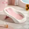 Soporte de Baño para Bebés y Niños Pequeños, Artefacto para Lavar el Trasero de Recién Nacidos, Bañera Portátil Sentada y Reclinable, Soporte Antideslizante, Red de Baño